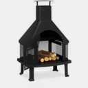 BlackForge Aurora 360° Outdoor Chimney Fireplace